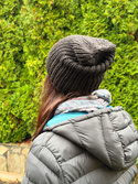 JANKA Women’s Chunky Yarn Beanie 02 Black Nitkowe Love