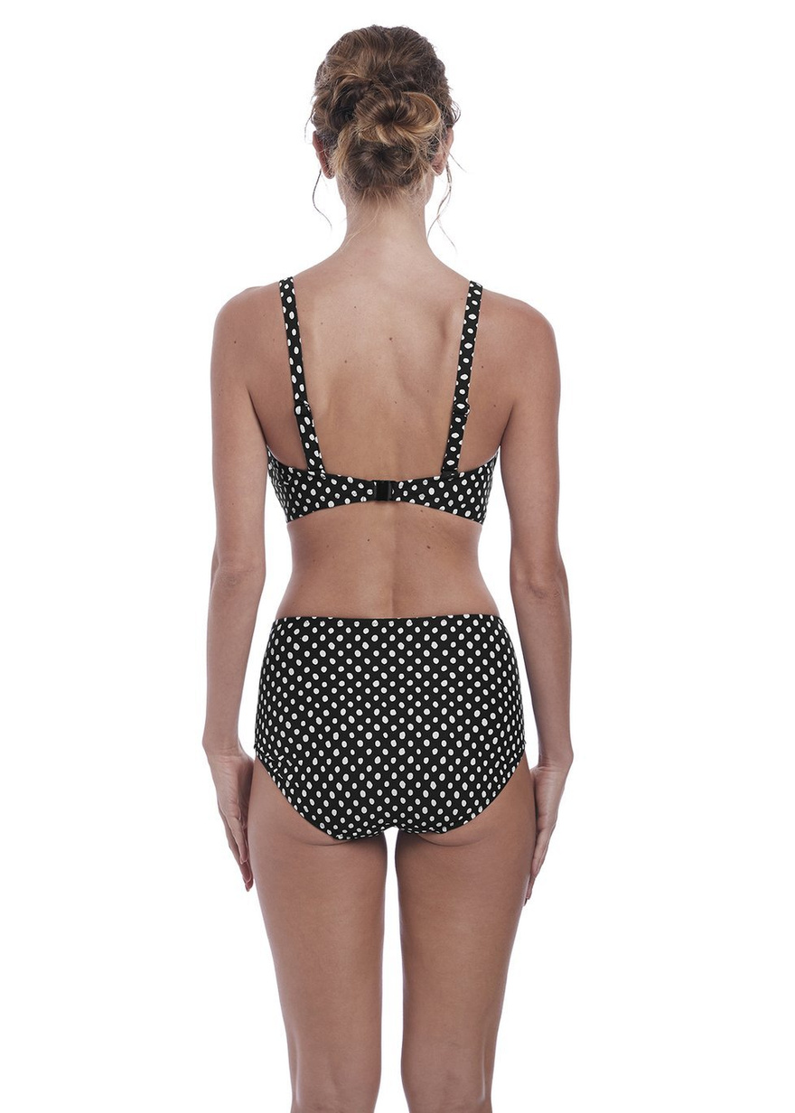 KOMPLET - Strój kąpielowy dwuczęściowy Fantasie Swim SANTA MONICA Black & White - wybierz fasony i rozmiary (30F, 36DD)
