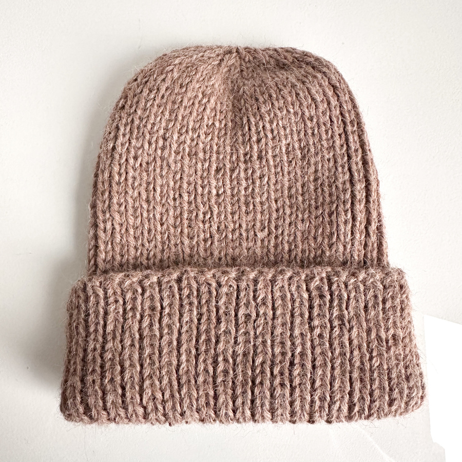 KIARA Beanie 100% Alpaca 618 nugat
