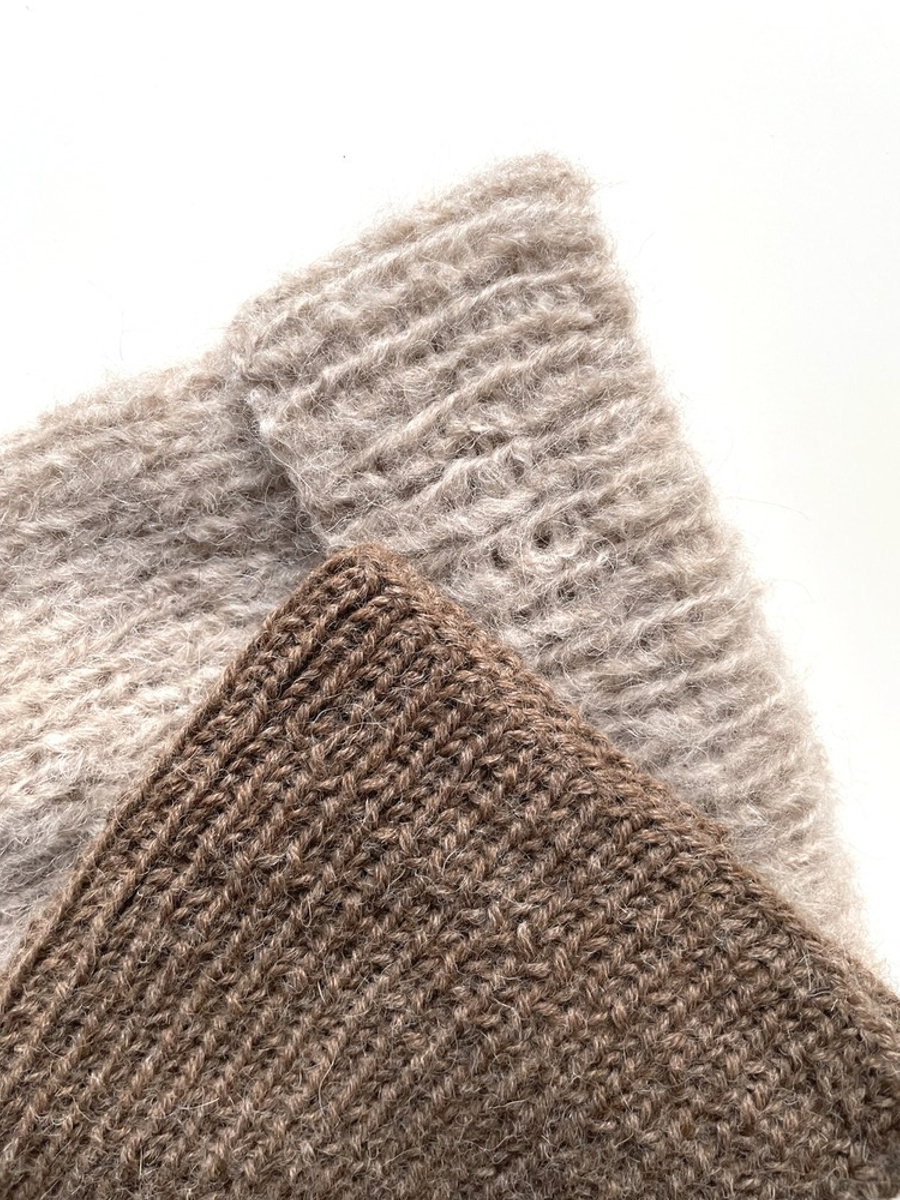 KIARA Beanie 100% Alpaca 607 Brown