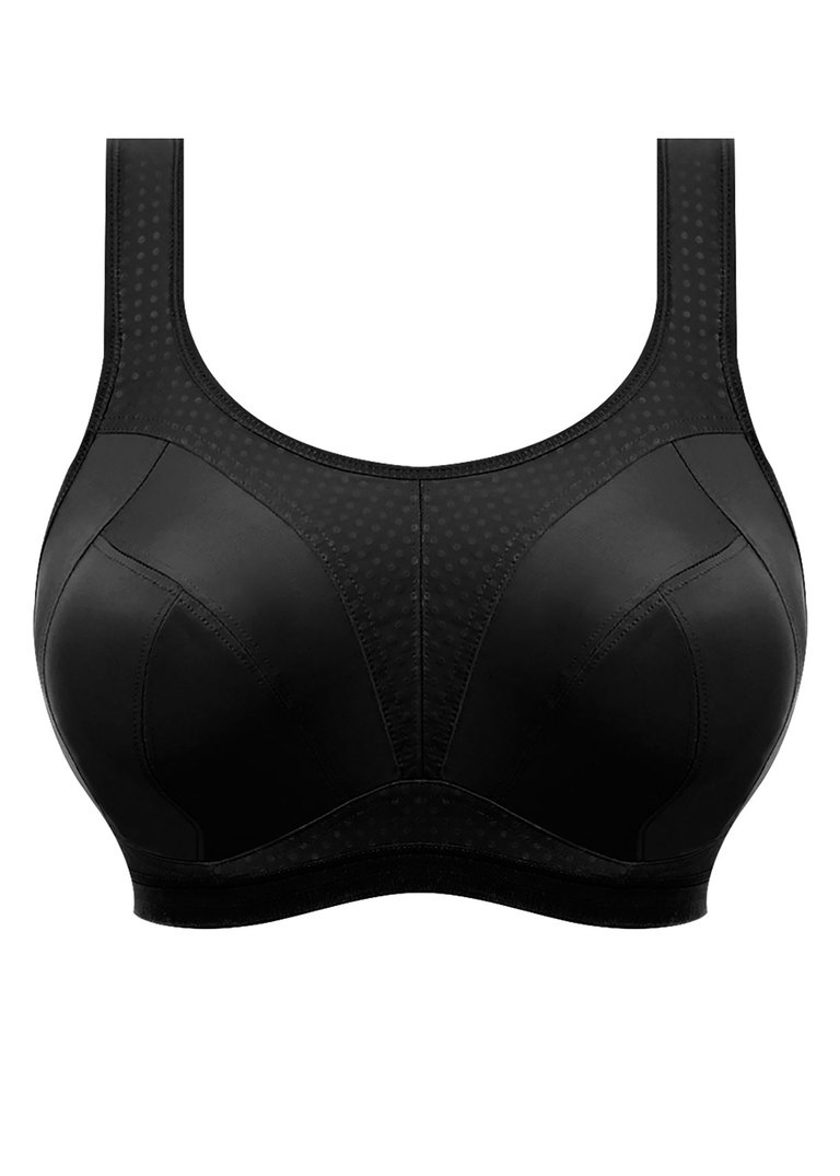 Bezfiszbinowy biustonosz sportowy Freya Active DYNAMIC AC4014JET Non Wired Sports Bra Jet