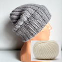 MARLA Turn-Up Beanie 100% Cashmere 599 Panna