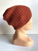 KIARA Handmade Beanie 100% Alpaca 2925 rdza