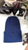 VARELLA – czapka z wełny merino baby merino 30 Niebieska