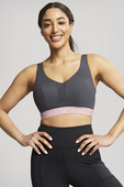 Biustonosz Panache Sport ULTRA PERFORM / ENDURANCE 5022 Non Padded Sports Wired Bra Charcoal