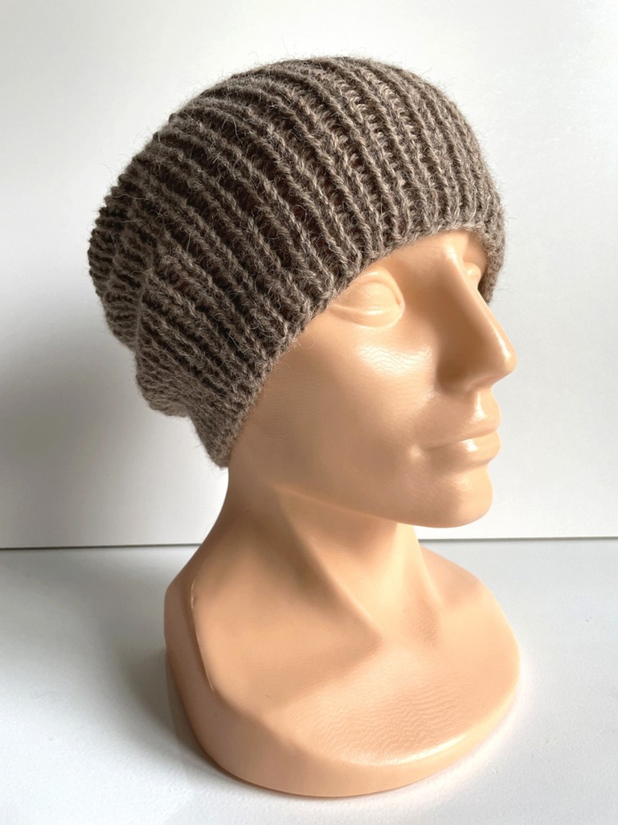 KIARA Beanie 100% Alpaca 618 nugat