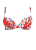 Biustonosz kąpielowy Freya WILD FLOWER AS5882FLE Uw Bandless Deco Moulded Bikini Top Flame
