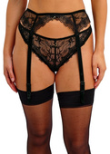 Pas do pończoch Freya FASCINATE AA403191BLK Suspender Black