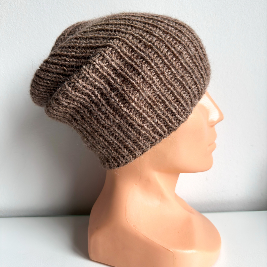 KIARA Beanie 100% Alpaca 618 nugat
