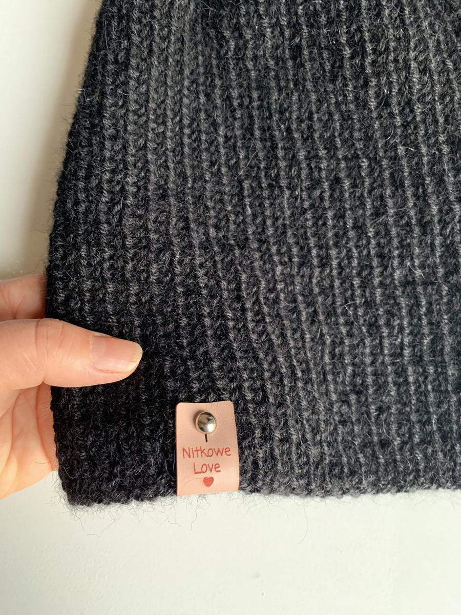 KIARA Beanie 100% Alpaca 8903 Black