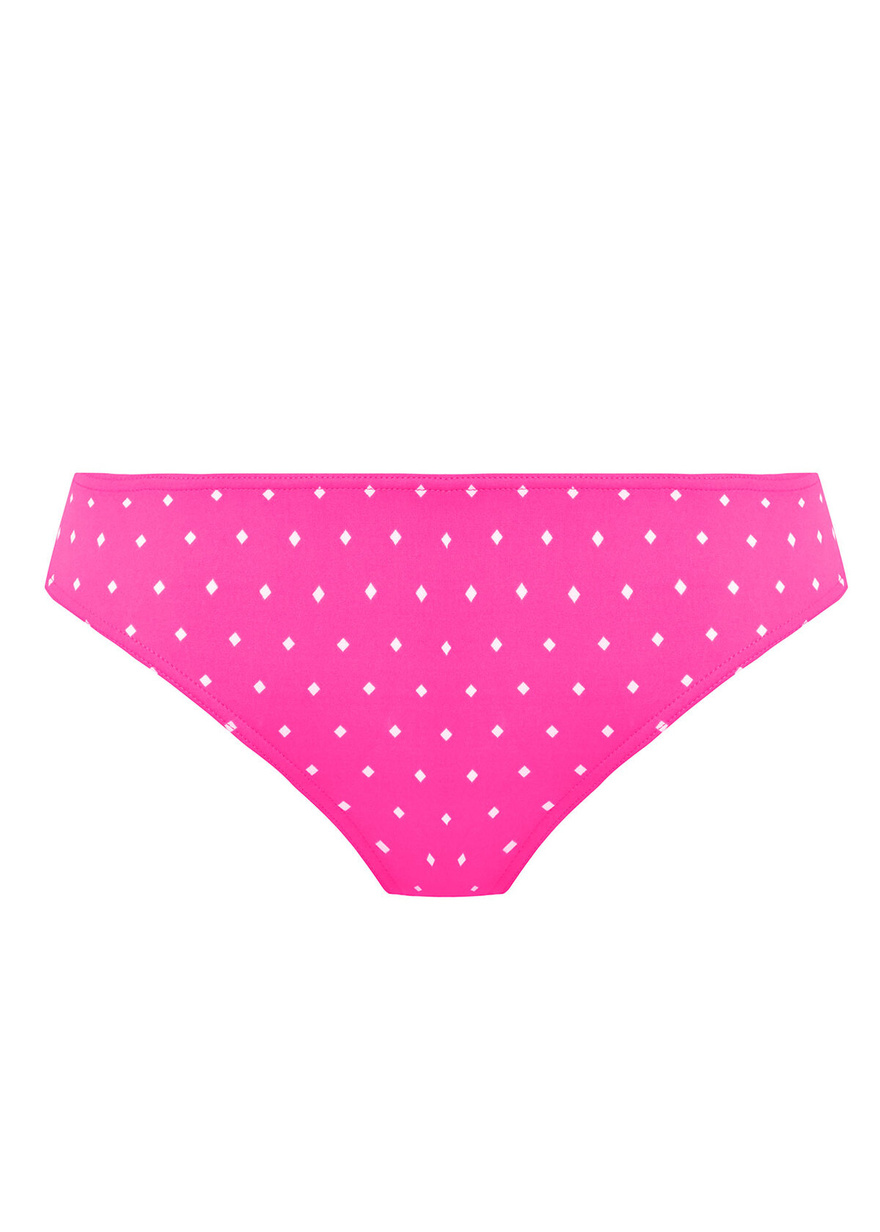 KOMPLET - Strój kąpielowy Freya JEWEL COVE AS7231RAY Uw Sweetheart Bikini Top Raspberry + majtki klasyczne AS7234RAY (30DD + S)