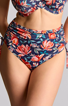 Figi kąpielowe Panache Swim LILIFLORA SW2049 Midi Adjustable Bikini Bottoms Liliflora Print