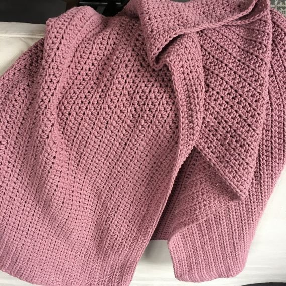 Ręcznie robiony Bawełniany kocyk dziecięcy 75 x 100 cm