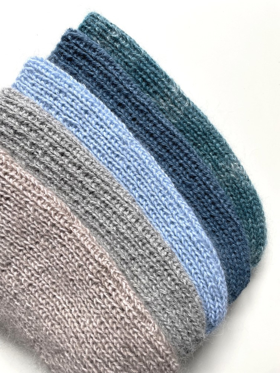 KIARA Beanie 100% Alpaca 501 Light Grey