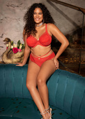 Biustonosz Elomi KENDRA EL301602CHR Uw Plunge Bra Cherry