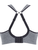 Biustonosz sportowy z fiszbiną i miękką miseczką Sculptresse Panache Sport ACTIVATE 9441 Sports Balconnet Charcoal Marl