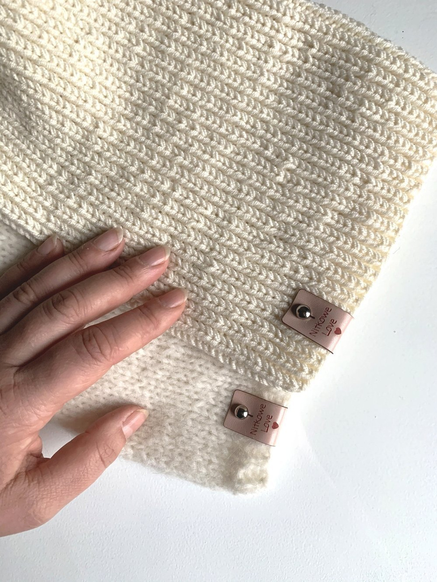 Czapka wełniana NANA 100% Baby Merino 02 Ecru