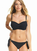 Biustonosz kąpielowy Fantasie OTTAWA FS6354BLK Uw Twist Bandeau - Multiway Black
