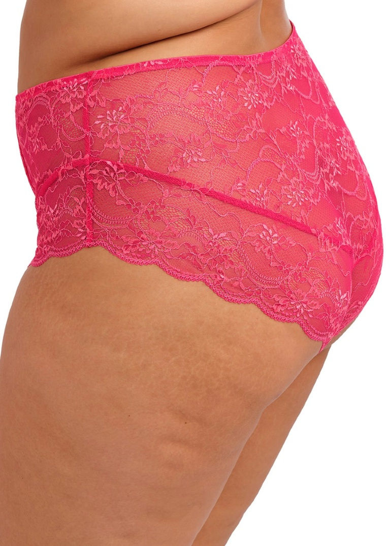 Koronkowe szorty plus size Elomi DARCIE EL302980AZA Short Azalea
