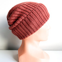 VELLA – czapka beanie z wełny merino 100% Baby Merino 48 Blush