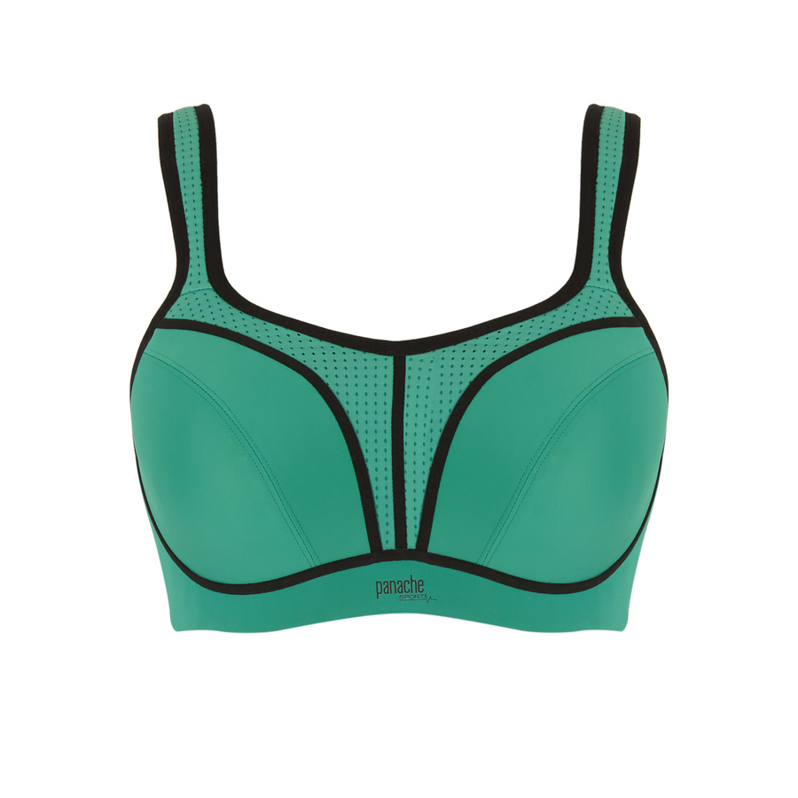 Biustonosz sportowy Panache Sport POWER 5021C Wired Sports Bra Black/Chalk