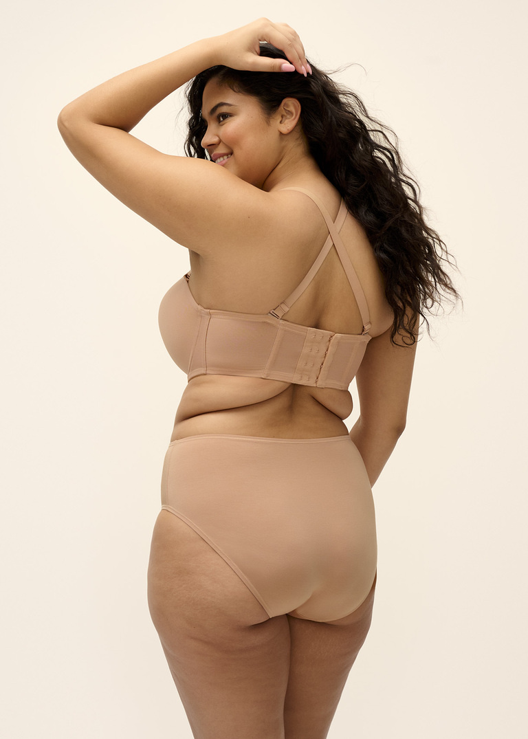 Biustonosz Elomi SMOOTH EL4300SAH Uw Moulded Strapless Bra Sahara