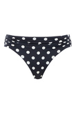 Figi kąpielowe Panache Swim ANYA RIVA SPOT SW1456 Gather Pant Navy/Vanilla