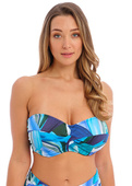 Biustonosz kąpielowy Fantasie Swim AGUADA BEACH FS502909SPH Uw Twist Bandeau Bikini Top Splash
