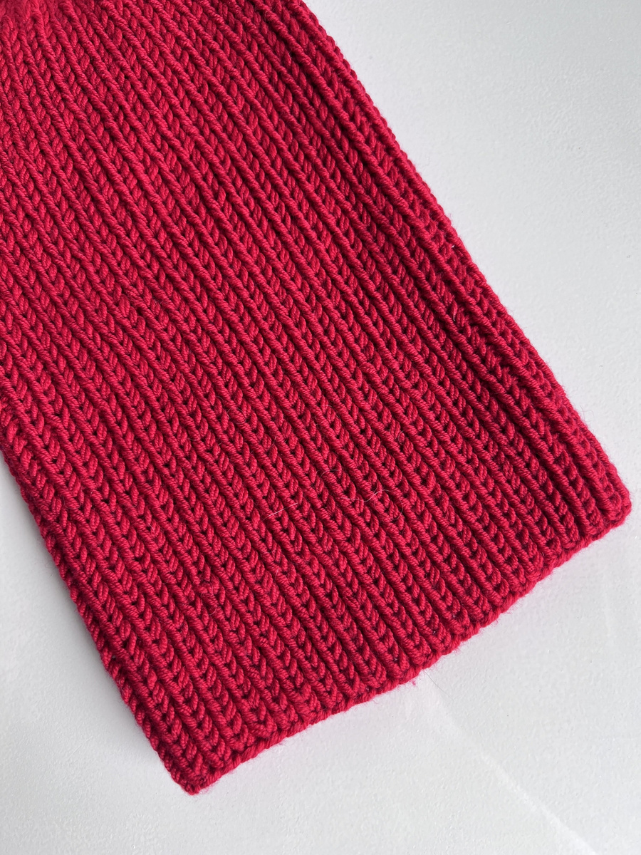 NANA Handmade Baby Merino Wool Beanie 16 Red