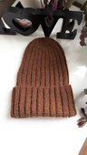 LAURIN Beanie 100% Alpaca 9042 kasztan
