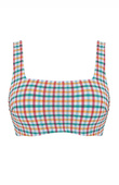 Biustonosz kąpielowy Panache Swim SEERSUCKER SW1862A Gina Square Neck Bikini Top Seersucker Multi