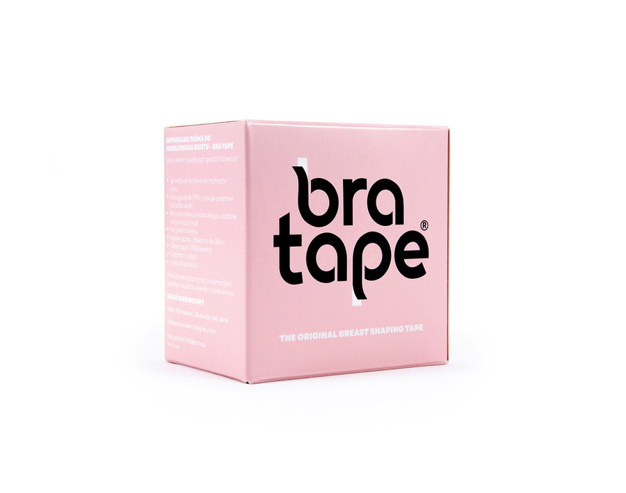 Taśma BraTape standard, 5 cm, kolor czarny
