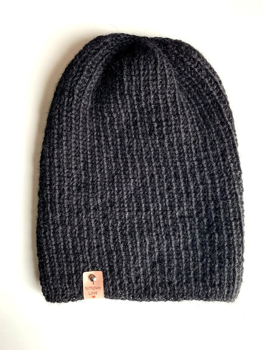 KIARA Beanie 100% Alpaca 8903 Black