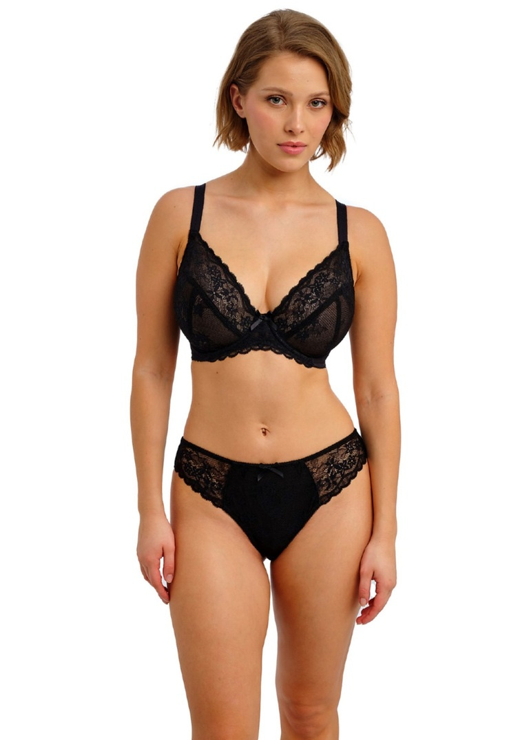 Biustonosz Freya QUINN AA404302BLK Uw Plunge Bra Black