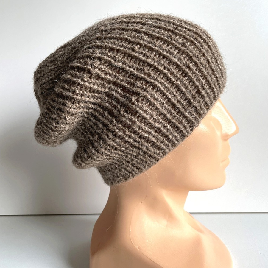 KIARA Beanie 100% Alpaca 618 nugat