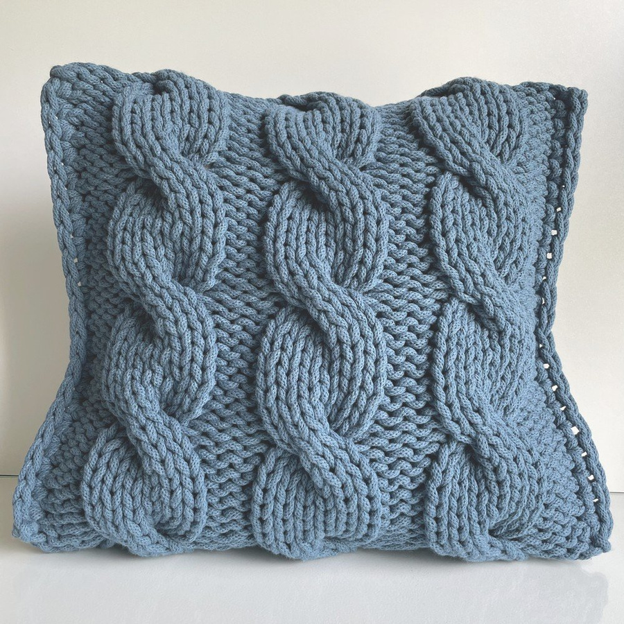 Poduszka ze sznurka bawełnianego DANUSIA 50x50