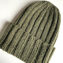 LAURIN Beanie 100% Alpaca 7895 Dark Green