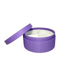 Okrągłe pudełko organizer na drobiazgi Lawenda Duży