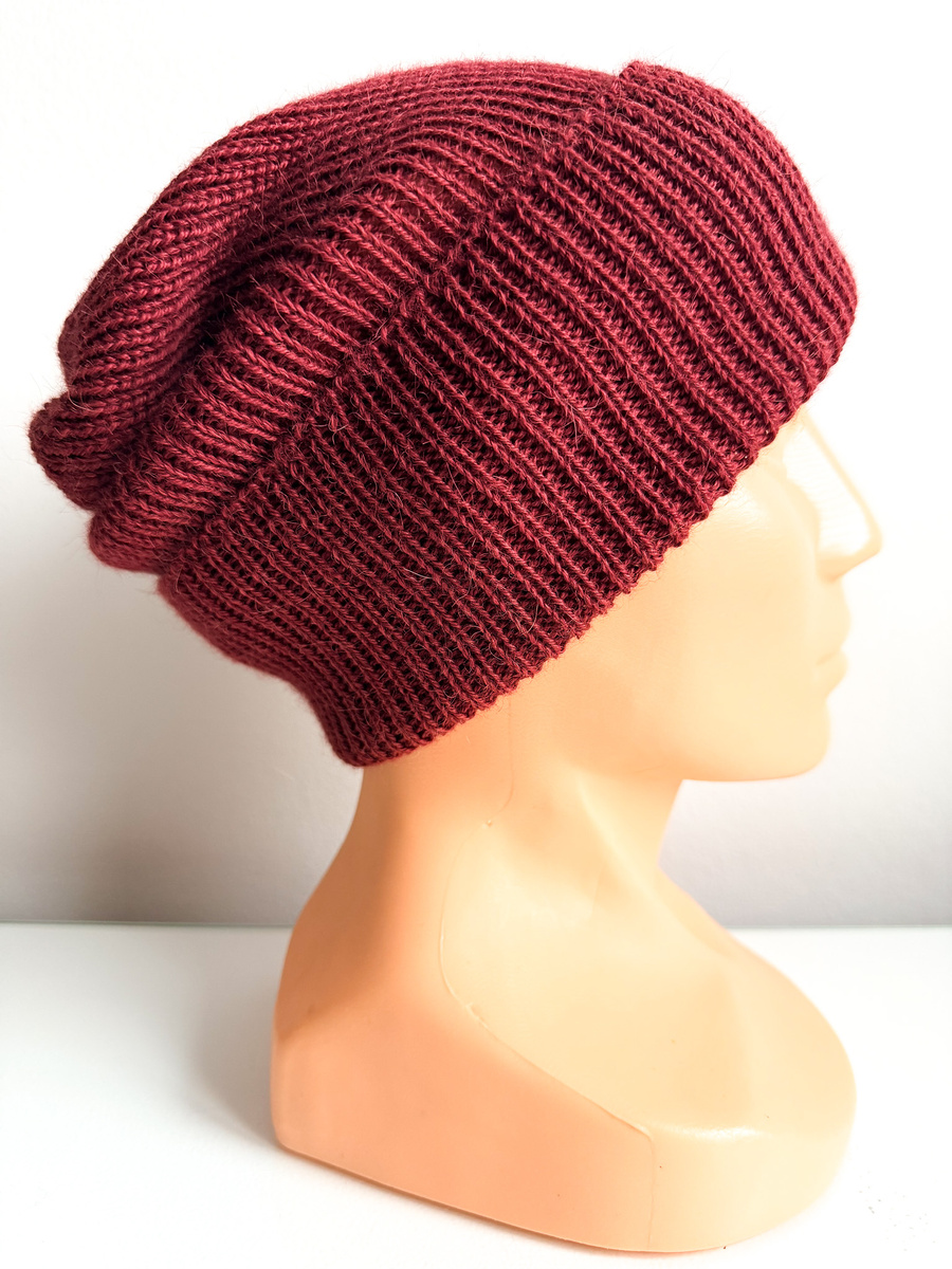 HELEN Beanie 100% Alpaca 9040 ostrokrzew