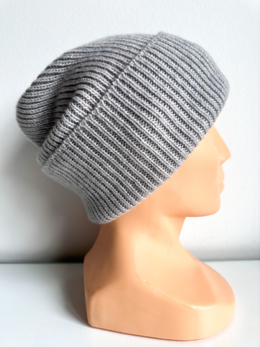 MAREN Turn-Up Beanie 100% Cashmere 662 Marilyn
