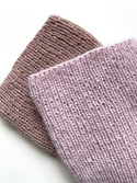Handmade women's hat AUREA 100% Baby Merino plus mohair and silk 54/40 Powder Pink