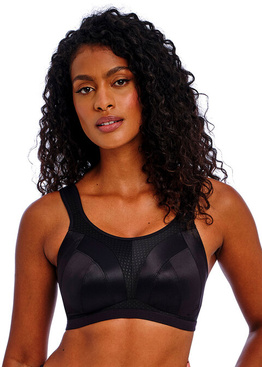 Bezfiszbinowy biustonosz sportowy Freya Active DYNAMIC AC4014JET Non Wired Sports Bra Jet
