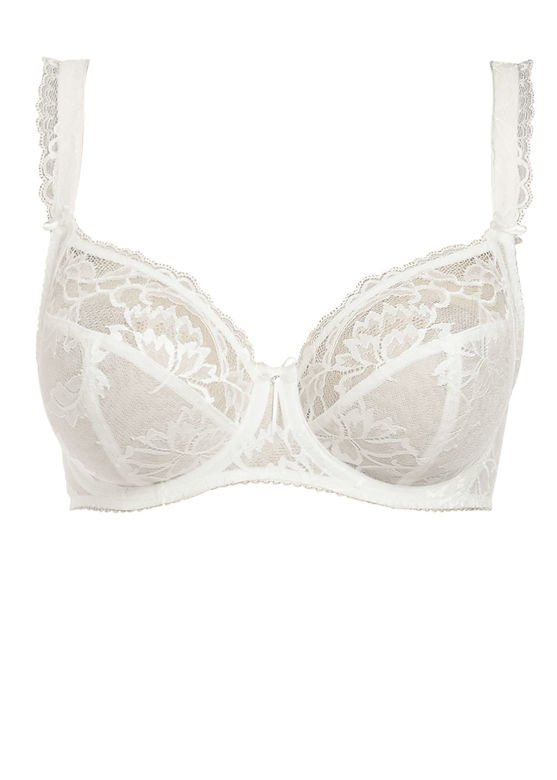 KOMPLET - Biustonosz Fantasie BRONTE Ivory (32FF) + figi
