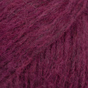 Ciepła czapka ręcznie robiona CHMURKA Alpaka 59 czerwone wino