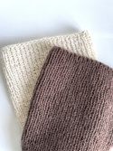 Handmade Czapka damska AUREA 100% Baby Merino plus moher i jedwab 52/15 Czekolada deserowa