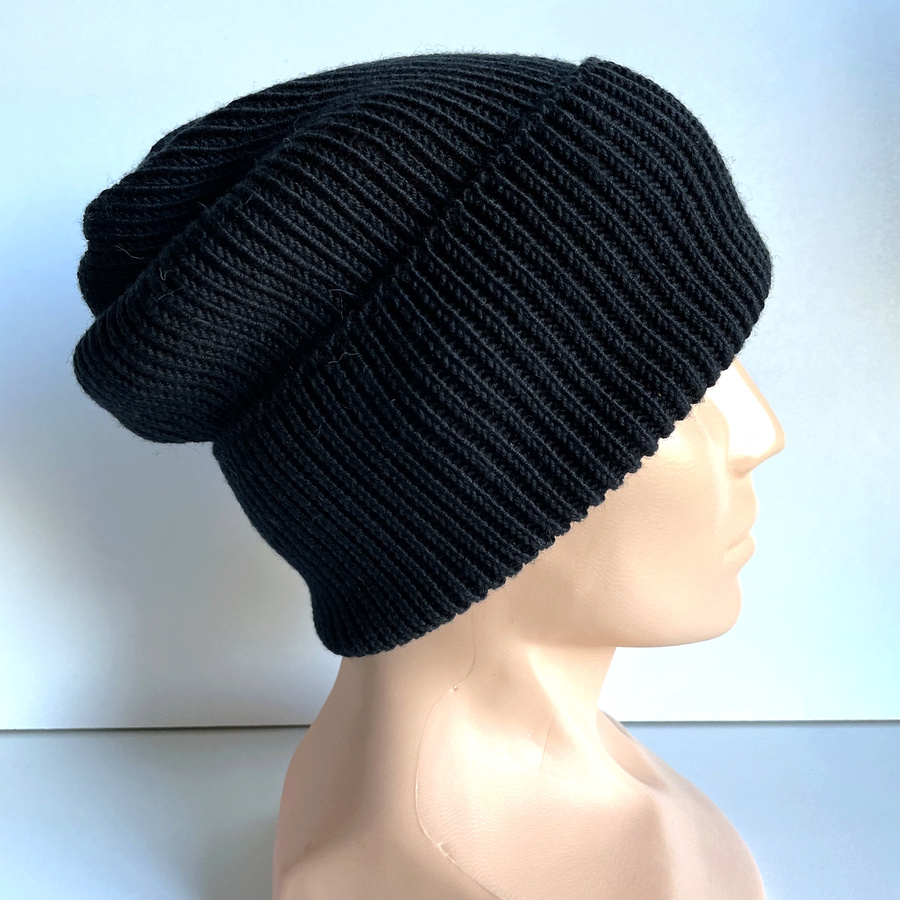 VARELLA – czapka z wełny merino 21 czarna zimowa