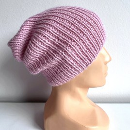 KIARA Beanie 100% Alpaca 3140 Light Pink