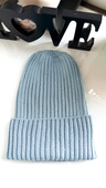 VELLA Baby Merino Wool Beanie 43 Jasny Morski
