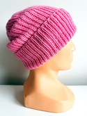 Czapka wywijana NANU 100% Merino 30 Płatek Róży