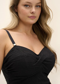 Koszulka kąpielowa Fantasie Swim OTTAWA FS6356BLK Uw Twist Front Tankini Black